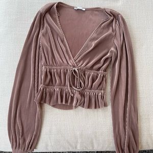Mauve blouse